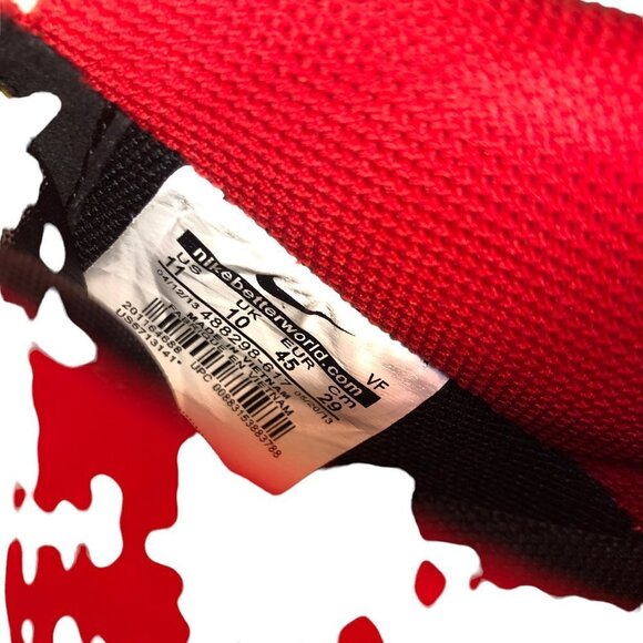 Rare 2014 Nike Air Force 1 Low Red Paisley Size 11 - Picture 3 of 13